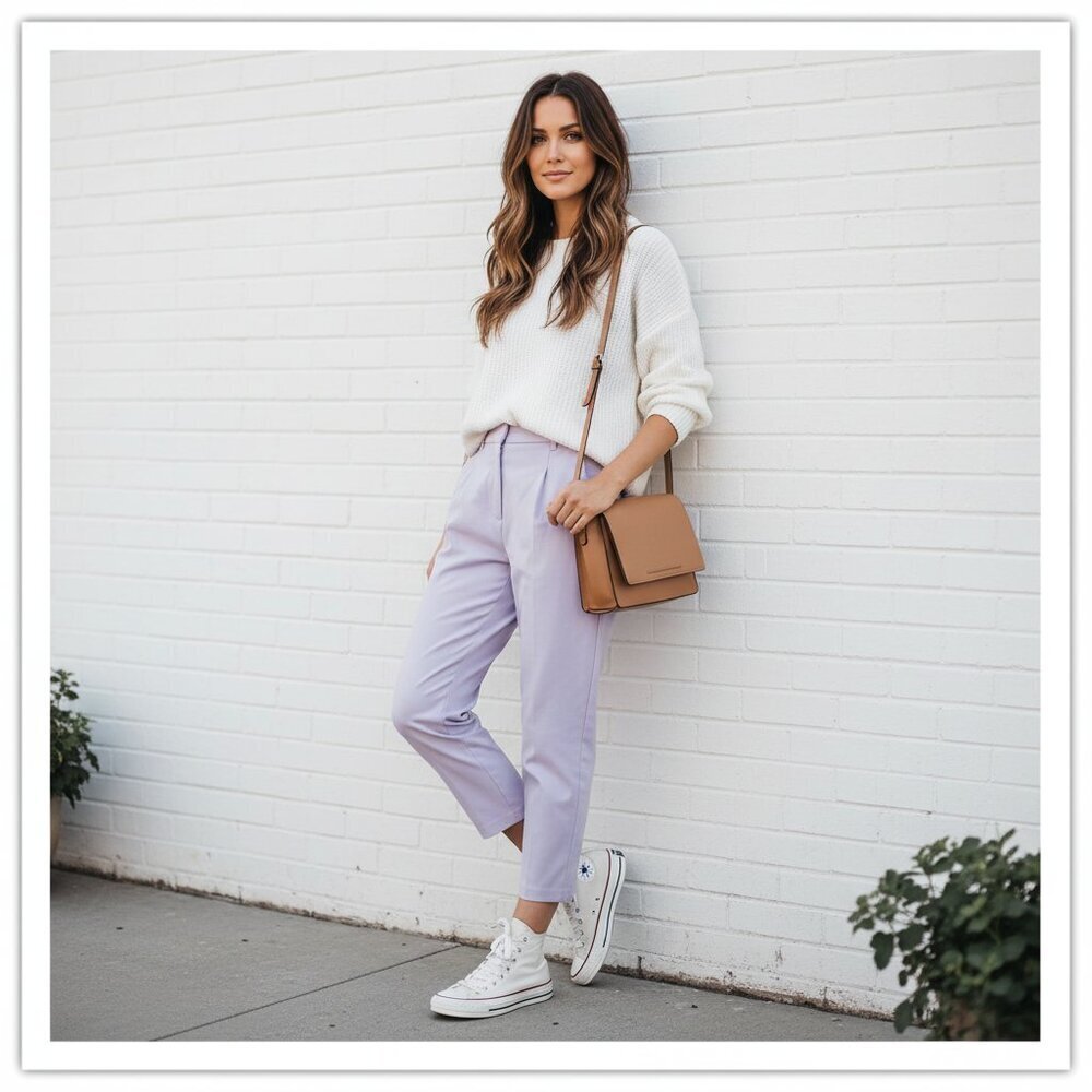Current/Elliott The Keats High-Rise Crop Pants Orchid Petal Retail $248 Size 25